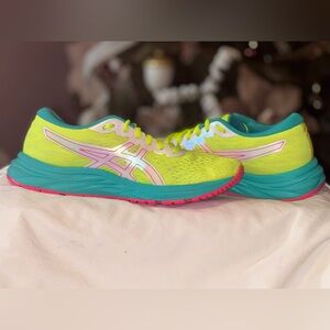 Asics Women's Lime Green Athletic Shoes